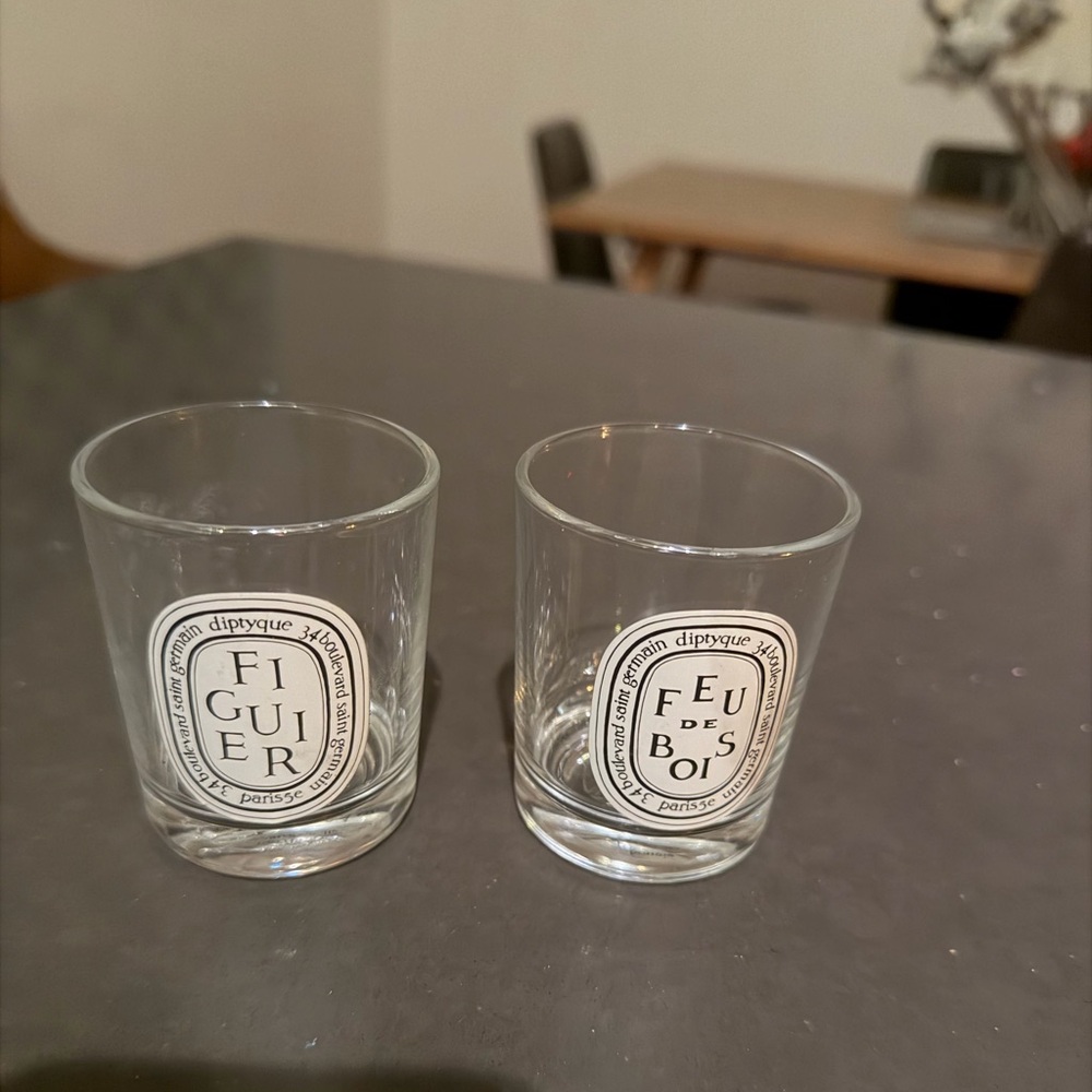 Diptyque Transparent Glass Votive Set